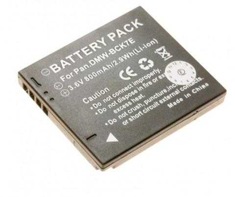 Akumuliatorius fotoaparatui Panasonic DMW-BCK7 3.6V 800mAh 